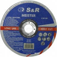 Диск отрезной по металлу/нержавейке S&R Meister A36S BF 150/1.6