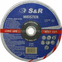Диск отрезной по металлу/нержавейке S&R Meister A30S BF 230/1.8