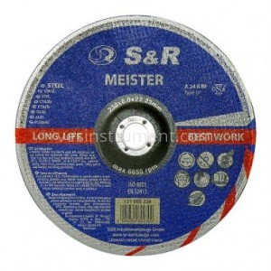 Диск зачистной по металлу S&R Meister A24R BF 230/6.0
